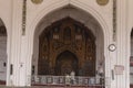 White arches of the mosque