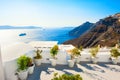 White architecture Santorini island, Greece Royalty Free Stock Photo