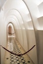 White archway corridor, casa Batllo interior Royalty Free Stock Photo