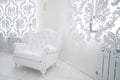 White armchair