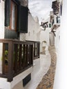 White arquitecture Menorca. Spain. Royalty Free Stock Photo