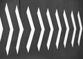 White arrows Royalty Free Stock Photo