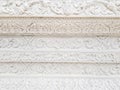 White art architecture temple wall background texture Royalty Free Stock Photo