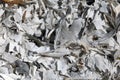 White ashes of burnt leaves. Royalty Free Stock Photo