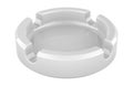 White Ashtray, 3D rendering Royalty Free Stock Photo