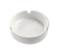 White ashtray is empty Royalty Free Stock Photo