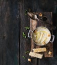 White asparagus soup Royalty Free Stock Photo