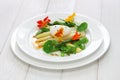 White asparagus warm salad