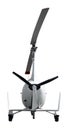 White autogyro or gyrocopter Royalty Free Stock Photo
