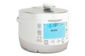 White Automatic Multicooker, 3D rendering Royalty Free Stock Photo