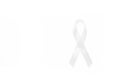 White awareness ribbons of common all cancer. Health concept.