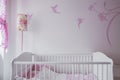 White baby cot Royalty Free Stock Photo