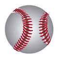 white background with baseball ball Royalty Free Stock Photo