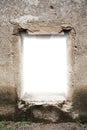 Old castle window Royalty Free Stock Photo