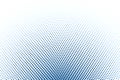 White background with blue round halftone pattern background