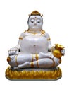 White background Buddha Sangkat Ja.