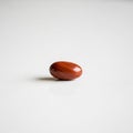 White background ensures all focus is on the seed, emphasizing its natural Royalty Free Stock Photo