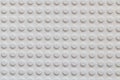 White background of the LEGO Classic baseplate Royalty Free Stock Photo