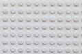 White background of the LEGO Classic baseplate Royalty Free Stock Photo