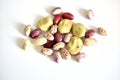 Beans of different varieties and colors. Royalty Free Stock Photo