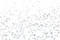 A white background with many small circles of water