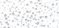 A white background with many small circles of water