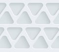 White background with perforated abstract pattern