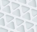 White background with perforated abstract pattern