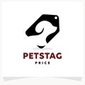 Pets Tag Logo Design Template Royalty Free Stock Photo