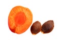 Fresh apricots and ripe fruit