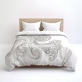 White Bedspread For A Clean And Elegant Bedroom