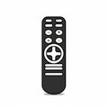 High Quality Black Icon Of Remote Control In Duckcore Style