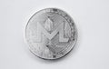 Crypto currency digital silver coin monero