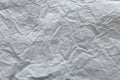 White wrinkled paper texture background Royalty Free Stock Photo