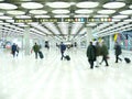 White baggage claim Royalty Free Stock Photo