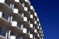 White balconies Royalty Free Stock Photo