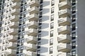 White Balconies Royalty Free Stock Photo