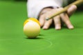 White ball snooker