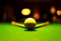 White ball snooker with two stick snooker