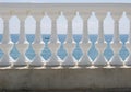 White balustrade