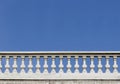 White balustrade with pillar