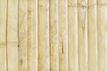 White bamboo fence texture background, pattern of natural wall for design art work Royalty Free Stock Photo