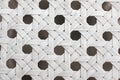 White bamboo mat as striped background Royalty Free Stock Photo