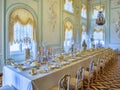 White Banqueting Hall, Peterhof Palace Royalty Free Stock Photo