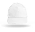 White Baseball Cap on a white background.