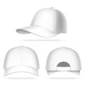 White Baseball Cap Royalty Free Stock Photo
