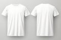 white basic shirt male AI generated