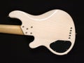 White Bass Guitar body back Royalty Free Stock Photo