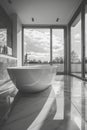 White Bath Tub Bathroom Royalty Free Stock Photo
