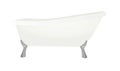 White bath tube